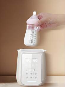 1 Piece EU/UK/AU Multi-Function Bottle Warmer High Temperature Resistant High Transparency PP Material Portable Household Baby Bottle Warmer Smart Chip Precise Temperature Control Gentle Defrosting Evenly Heated Retain The Original Nutrition And Taste Of Breast Milk - Multicolor - View 10