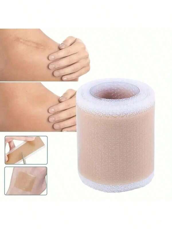 Waterproof Elastic Concealer Patches, Scar And Stretch Mark Cover Patches, Self-Adhesive Cover Stickers, Silicone Scar Sheets