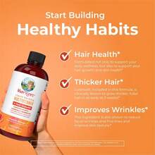 MaryRuth's Liquid Multivitamin With Lustriva – Hair Growth, Skin Smoothness & Daily Wellness | Peach Mango Flavor | Vegan | 15.22 Fl Oz - 1 cái - Xem 1