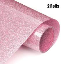 1/2 Roll Glitter Heat Transfer Vinyl Rolls - 12" X 3.2ft Gold Glitter Vinyl For Shirts, Glitter Iron On Vinyl For All Cutter Machine - Easy To Cut & For Heat Vinyl Design - Multicolor - View 15