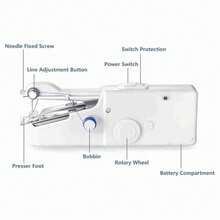 KLACK Sewing Machines - White - View 3
