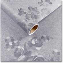 1卷复古花卉浮雕壁纸客厅装饰加厚撕贴可移除接触纸卧室客厅厨房橱柜桌面家居装饰贴纸