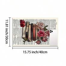 1pc Coffee Machine And Kitchenware Drying Mat - Diatomite Printed Drainage Mat, New Absorbent Kitchen Counter Drying Pad, Kitchenware Drying Pad - Dish Drying Mat, Soft Diatomite Non-Slip Quick Dry Mat, Applicable For Kitchen Counter, Suitable For Coffee Makers And Espresso Machines