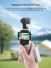 BRDRC Silicone Protective Case Set For OSMO POCKET 3 Camera, Including Body Sleeve, Lens Cover, Screen Shade, Tactile Skin-Friendly Material, Precise Molding, Anti-Scratch (Camera Not Included)