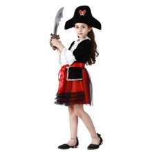 Costume de pirat pentru copii, costume pentru băieți și fete din Caraibe Pirates căpitan COS