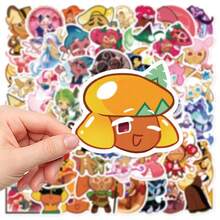 50PCS Cartoon Cute Cookie Run Kingdom Graffiti Creative Sticker Toy Skateboard Guitar Computer Refrigerator Desk Decoration,School Supplies,Back To School - Multicolor - View 4