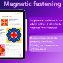 قلم لمس، امتصاص مغناطيسي للتخزين، شحن سريع، كتابة سلسة، متوافق مع آيباد 6/7/8/9/10/11/12، آيباد إير/ميني/برو (2018-2024)، قلم رصاص سعوي للمكتب والدراسة