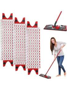 Replacement Pad For Flat Rotating Mop, Suitable For Wet & Dry Use, Absorbent And Effective Cleaning