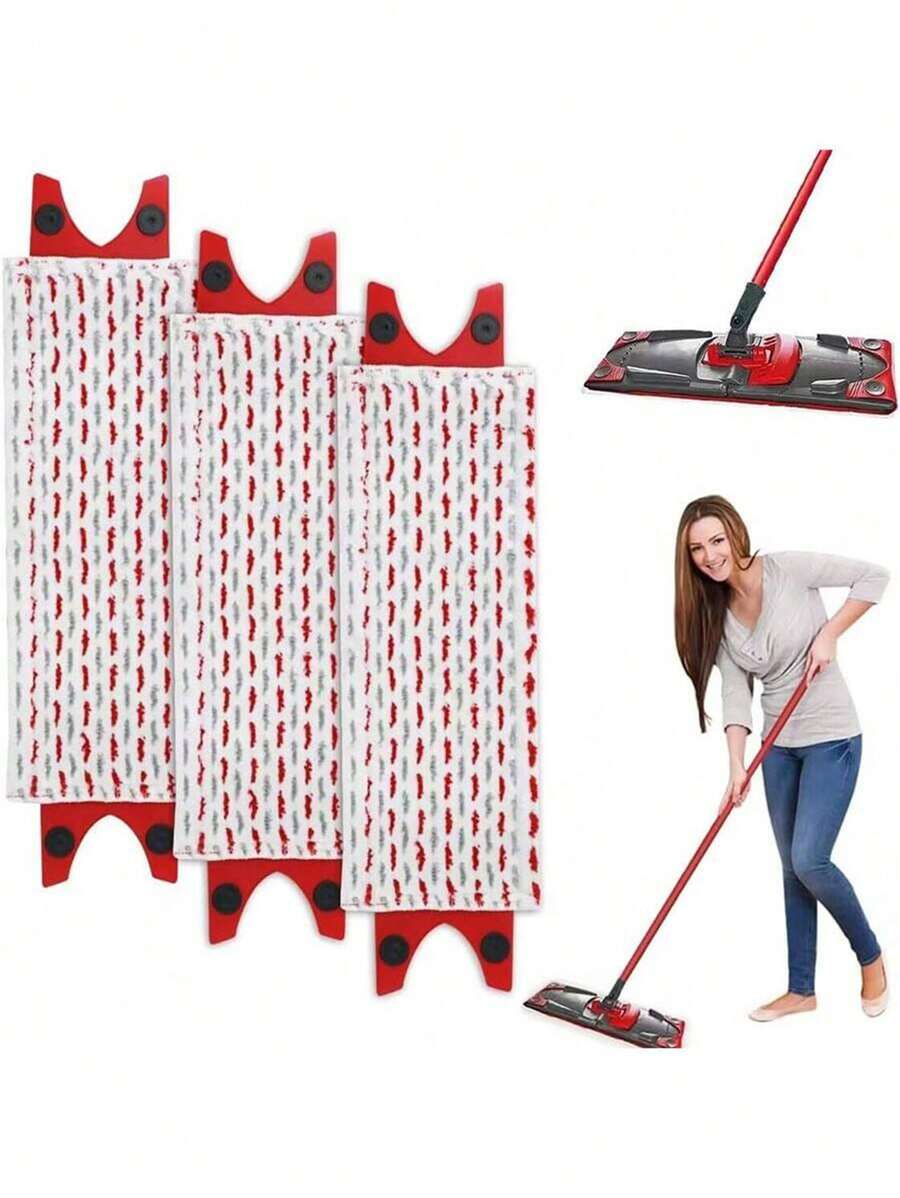 Replacement Pad For Flat Rotating Mop, Suitable For Wet & Dry Use, Absorbent And Effective Cleaning