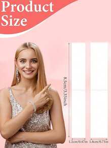 100pcs Anti-Slip Adhesive Tapes, Our Fashionable Tapes Ensure Your Clothing Stays Perfectly In Place, Preventing Slipping, Visible Straps And Sagging Necklines. Made With High-Quality Materials, You Can Be Assured It Is Safe For Skin And Most Fabrics. Ideal For Dresses, Lingerie, Swimwear And Everyday Wear, Providing Discreet And Reliable Fixation.