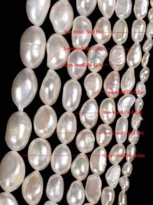 1pc Natural Baroque Freshwater Pearl Bead 4-11mm With Through Hole, White Color, Semi-Finished DIY Jewelry Accessory