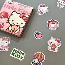 Sanrio 60Pcs Sanrio Hello Kitty For Teen DIY Laptop Phone Diary Cute Cartoon Sanrio Sticker