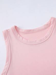 5-Piece Girls Sleeveless Camisole Top, Lightweight Inner & Outer Wear For Children Aged 4-12 Years, Summer