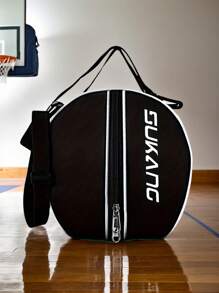 1 pieza Mochila deportiva de alta calidad para baloncesto y fútbol - Bolsa de hombro con diseño de moda para uso al aire libre, adecuada para baloncesto, fútbol y voleibol