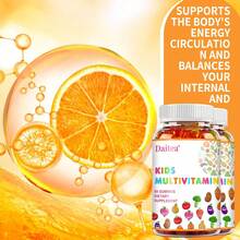 Daitea Children's Multivitamin Gummies - For Brain, Eyes, Bone, Appetite, Immune Support - 60 Gummies - 2 Bottle - View 3