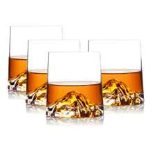 Bicchiere di cristallo da whisky da 8,5 once (241g) per bere bourbon, cognac, whisky scozzese, cocktail