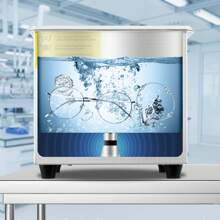 Professional Ultrasonic Cleaner, 0.3 L Ultrasonic Jewelry Cleaner With Digital Timer & Heater, Stainless Steel Industrial Cleaner 40kHz For Glasses, Watches, Rings, Small Parts