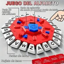 Juego de mesa giratorio español, 2 modos - Respuesta de 10 segundos y modo bomba, juego interactivo ágil en grupo, 36 escenas hilarantes y temporizador, juego de estrategia de construcción de palabras, ideal para familia, trabajo en equipo, al aire libre, Navidad, cumpleaños, regalo de Año Nuevo
