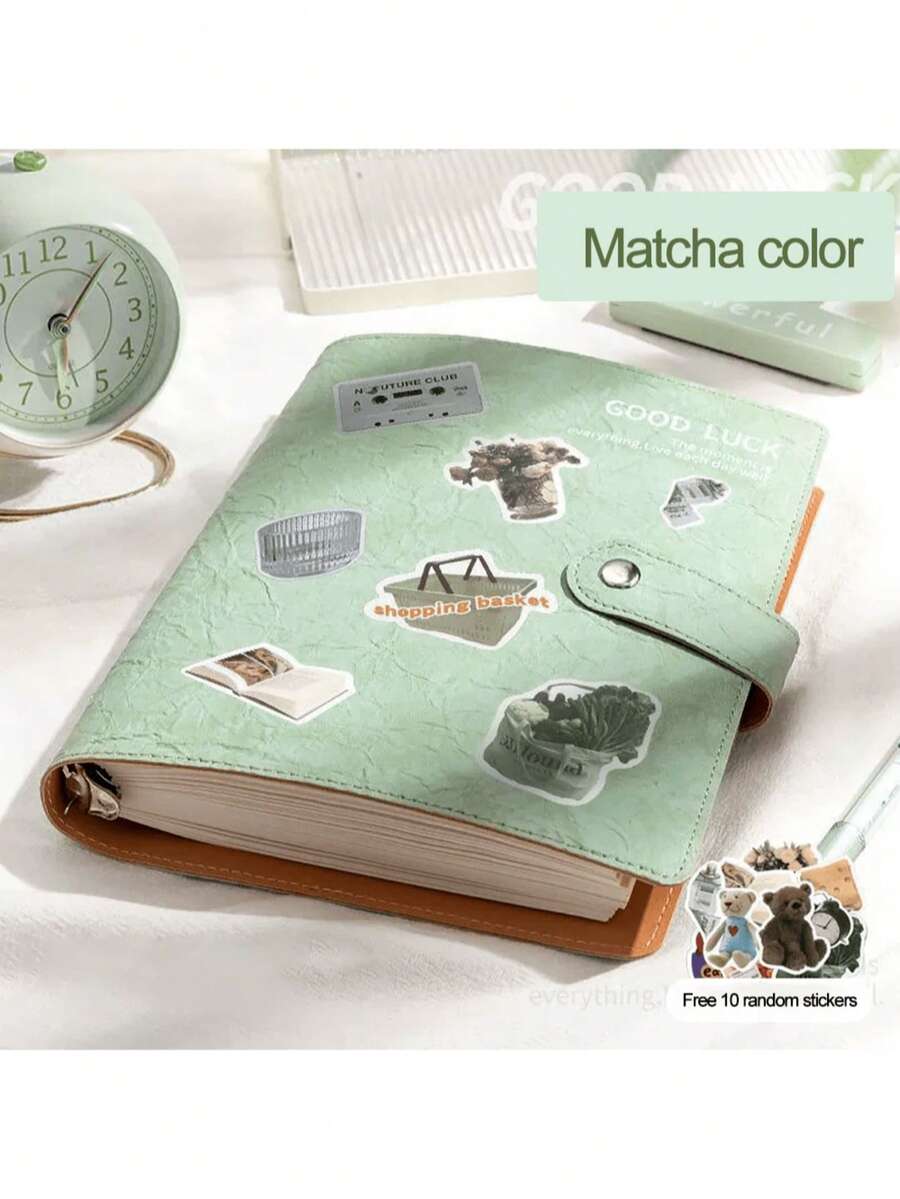 好运主题精美笔记本 - 学习用品、手工制品、计划本、可爱日记本、可定制 - 返校季 - 可爱购物袋设计、书籍、个性化定制 - 彩色 - 查看 1