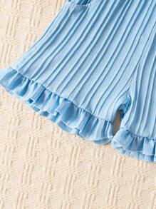 Set da 3 pantaloncini da ragazza per l'estate, nuovi pantaloncini casual leggeri per bimbi del 2025, polivalenti