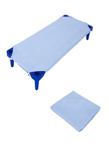 1 pieza Sábana para cama de guardería para siesta de bebés y preescolares con elásticos en las esquinas, accesorios de ropa de cama para niñas y niños