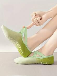 3 paires de chaussettes de yoga, chaussettes bateau pour femmes, chaussettes de sport antidérapantes en silicone pour le printemps et l'été, yoga pour débutants, course, automne et hiver, dégradé, fitness, mode intérieure