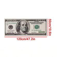 1pc Interesting Portrait & Dollar Bill Pattern Rug, Modern Creative Cartoon INS Style American Elements Rectangle Soft Area Carpet, Applicable For Outdoor, Entrance, Living Room, Bedroom, Laundry Room, Bathroom, Game Room, Washable All Season Bedside Mat, Home Decor