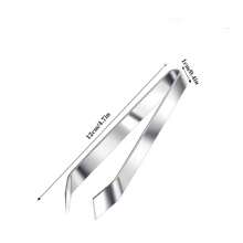 1pc Stainless Steel Pig Hair Plier, Fish Bone Plier, Chicken Feather Duck Feather Puller, Beard Tweezer, Thick Oblique Kitchen Hair Clip Pliers, Garlic Peeler