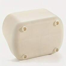 1pc Large Capacity Minimalist Solid Beige 5 Grid Desktop Storage Box, Made Of Other Material, For Desktop Use