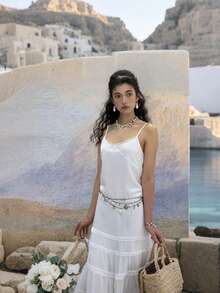 A Multi - Layer Faux Pearl Waist Chain In Retro Bohemian With An Adjustable Sea Shell Pendant. It Is A Clothing Accessory Belt, Suitable For Holiday Gifts And Beach Vacation Outfits. - Waist Chain - View 4