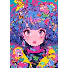 1pc Wall Arts Posters Modern Vibrant And Youthful Posters Canvas Wall Art Printing, Suitable For Residential And Dormitory Walls, Living Rooms And Bars Decoration, Dining Rooms Or Bathrooms, Room Decoration, Frameless High-Quality, Indoor/Outdoor Canvas Art, Without Frame/With Frame ,Wall Art With Frame