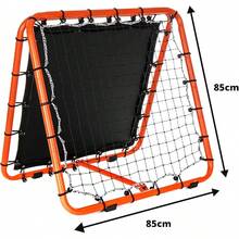 FLICK Urban Dual Speed Rebounder - 2-In-1 Adjustable Double Sided Football Rebounder & Rebounder Net - Soccer Training Equipment – Portable Goalkeeper Precision Training Equipment - Black - View 2