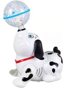 Perro Musical Robot Dálmata Juguete Con Luces, Sonido Y Baile Perro - Blanco - Ver 1