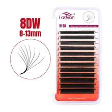 Fadvan 12 Rows 0.07 C/D/L/M-Curl 8-13mm Mix Lashes YY/3DW/4DW/5DW/6DW/7DW/8DW Shape Lashes Natural Soft Lash Tech Supplies Brazilian Eyelash Premade Volume Fan Lashes Extension Lash Clusters, Eyelash Clusters, Individual Eyelashes, Lashes, Fake Lashes