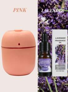 2pcs/Set (Aromatherapy Diffuser+Aromatherapy Oil), Suitable For Home, Hotel, Bathroom Deodorization, Scenting, Air Fresher With Long-Lasting Fragrance Gifts Birthday Graduation