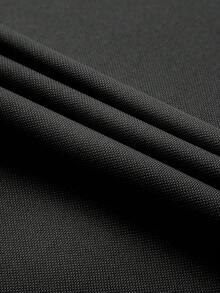 Men's Casual Polo Shirt, Knight Embroidery Design, Minimalist Fashion For Everyday - Black - View 4