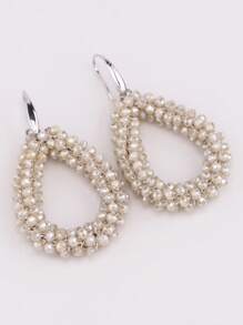 sehuoran Handcrafted Bohemian Beaded Water Drip Drop & Dangle Earrings For Women, Stainless Steel Ear Needle, Fashionable Boho Western Style Jewelry For Party And Banquet, Christmas Gift Idea, Versatile For All Seasons