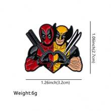 Marvel Lindo pin de esmalte, prendedores, insignias para mochila, broches de mujer, regalo de joyería de accesorios de moda para la ropa