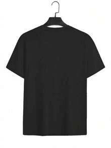 Camiseta para hombre con texto "RELAX BRO" que hace una broma sobre los amantes del lacrosse, de estilo holgado y unisex, con estampado de verano - Negro - Ver 3