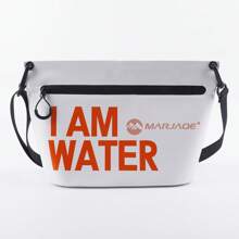 Bolsa de Armazenamento Portátil e à Prova d'Água para Uso Externo, Bolsa Transversal/de Ombro da Moda para Viagens, Natação, Barcos, com Bolso à Prova d'Água para Telefone