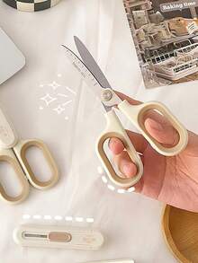 1 件便携式可扩展刀片切割器 - 信封刀 - 剪刀，适合家庭和办公室使用，轻松切割信封、纸板、快递箱和 DIY 工艺品，是送给朋友的一份很棒的礼物