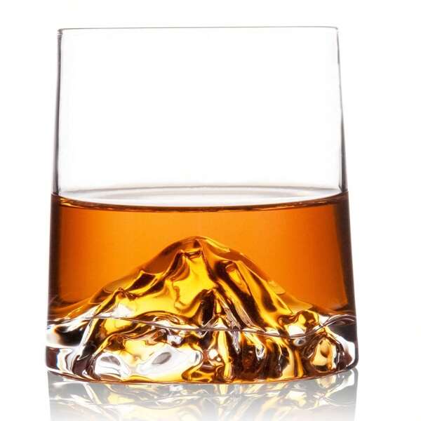 Bicchiere di cristallo da whisky da 8,5 once (241g) per bere bourbon, cognac, whisky scozzese, cocktail