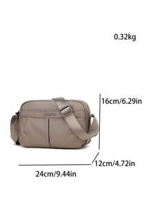 Multi Layer Multifunctional Women's Shoulder Bag With Large Capacity For Travel Crossbody Bag, Multi Pocket Shoulder Bag Suitable For Travel, Shopping, And Work