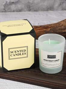 1 PIEZA Vela de vidrio aromática de color negro brillante, adecuada para restaurantes, hoteles, salas de estar, dormitorios. Conjunto romántico para la cena y decoración para bodas, velas para fiestas y decoración del hogar, velas sin humo ni olor para cenas a la luz de las velas, se puede usar como regalo, decoración del hogar, adecuado para Pascua, temporada de bodas, Día de San Valentín