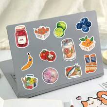50 Stück Vintage Mittelmeerstil Graffiti Aufkleber für Scrapbooking, DIY Handwerk, Laptop, Gitarre, Wasserflasche, Tablet, Schulmaterial, Einschulung