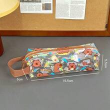 High-Quality Cartoon Style Large Capacity Card Holder Pen Bag, Cute Transparent Pencil Case For Students - Multicolor - View 16