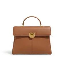 ITAMOOD Bolsas Elegantes Inspiradas em Designer, Bolsa de Ombro de Abas e Bolsa Casual de Negócios Leve, Presentes do Dia das Mães para Mulheres, Couro Legítimo de Vaca Togomotivo Vintage Luxuoso com Padrão de Seixo da Camada Superior - Multicolorido - Visão 12