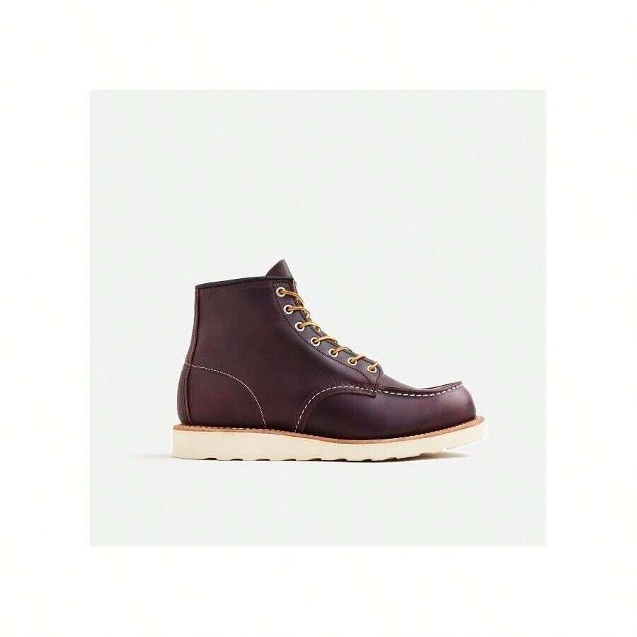 Red Wing Classic Moc 8847 Mens Black Cherry Excalibur Leather 6" Lifestyle Boots - Brown - View 1