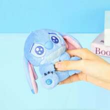 Miniso 1pc  Blue Stitch Series 5 Expression Cartoon Cute Soft Doll Charm (Stitch) For Bag Key Decoration, Gift For Stitch Fans