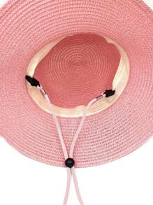 1pc Outdoor Travel Hat Clip Hook, Black, For Summer Sun Hat, Handbag, Scarf Storage